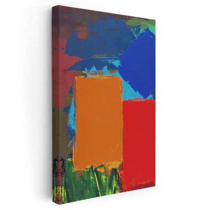 Renk Blokları - Modern Soyut Geometri Kanvas Tablo