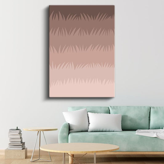 Toprak Deseni - Minimalist Gradyan Doku Kanvas Tablo