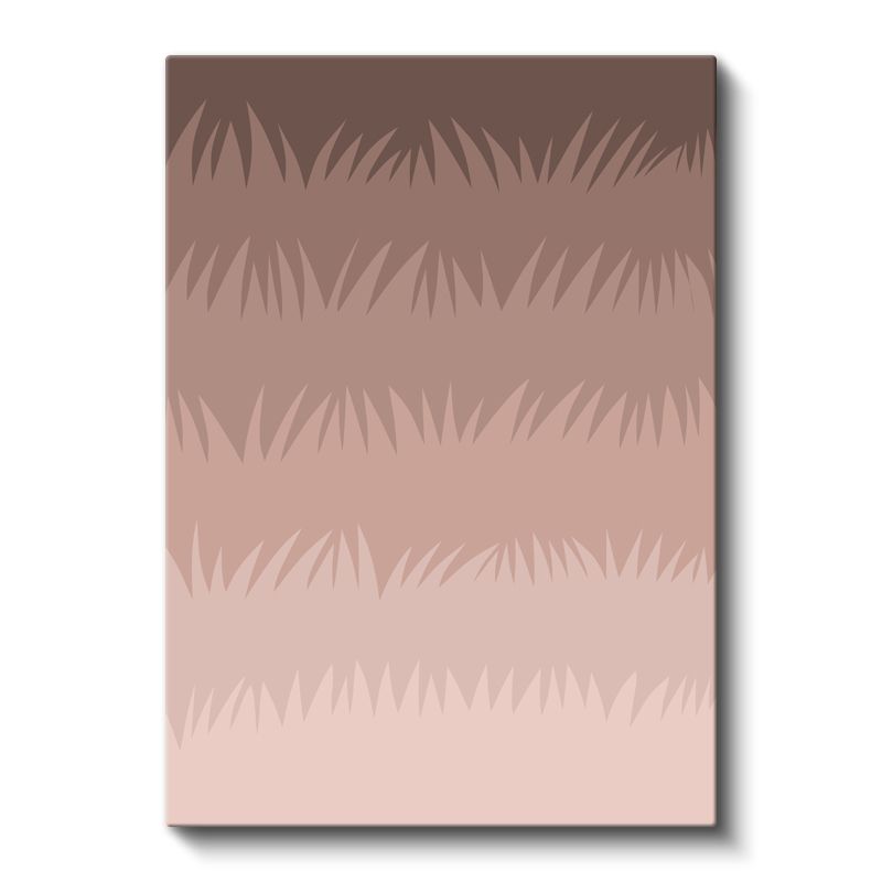 Toprak Deseni - Minimalist Gradyan Doku Kanvas Tablo