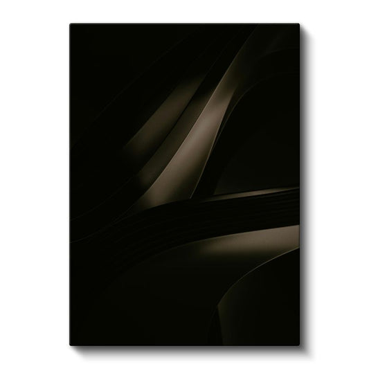 Gölge Dansı - Minimalist Çizgi Sanatı Kanvas Tablo