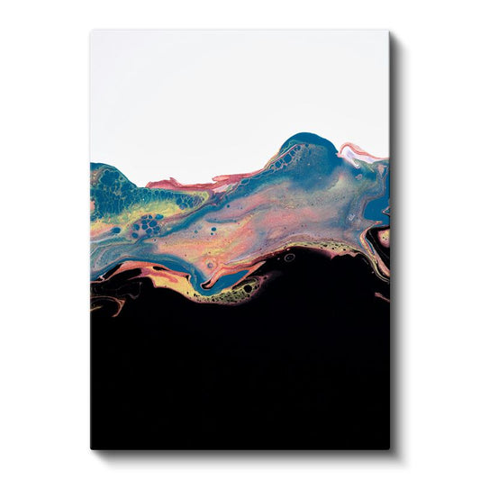 Akışkan Renkler - Sıvı Sanat Tekniğiyle Modern Soyutlama Kanvas Tablo