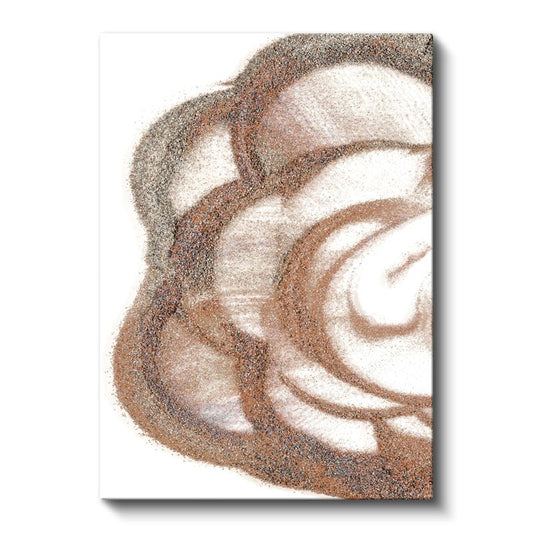 Mineral Dalgalar - Doğal Dokulu Soyut Kompozisyon Kanvas Tablo