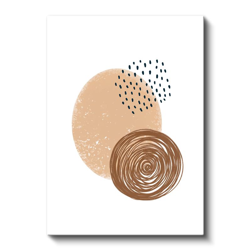 Spiral Doku - Soyut Geometrik Kompozisyon Kanvas Tablo