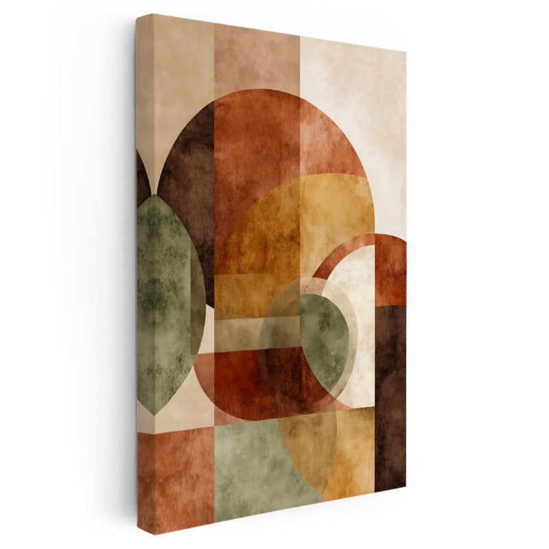 Dikey Kanvas Tablo Modern Daireler Modern Soyut Tablo Ev Ofis Duvar Dekoru