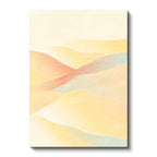Dikey Kanvas Tablo Dalgalı Tepe Görünümü Soyut Manzara Tablosu Ev Ofis Duvar Dekoru