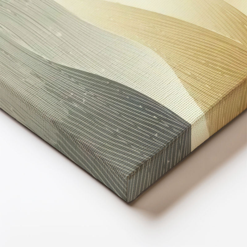 Dikey Kanvas Tablo Soft Dağ Silüeti Soyut Manzara Tablosu Ev Ofis Duvar Dekoru