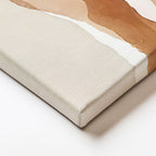 Dikey Kanvas Tablo Yumuşak Dağ Geçişleri Soyut Manzara Tablosu Ev Ofis Duvar Dekoru