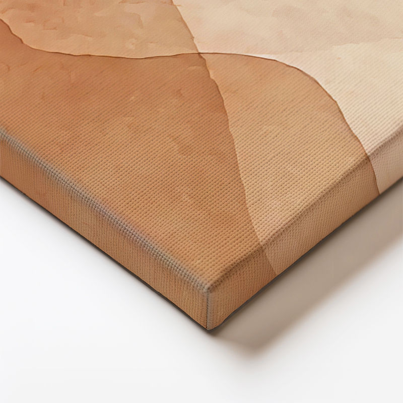 Dikey Kanvas Tablo Belirgin Dağ Hattı Minimalist Manzara Tablosu Ev Ofis Duvar Dekoru