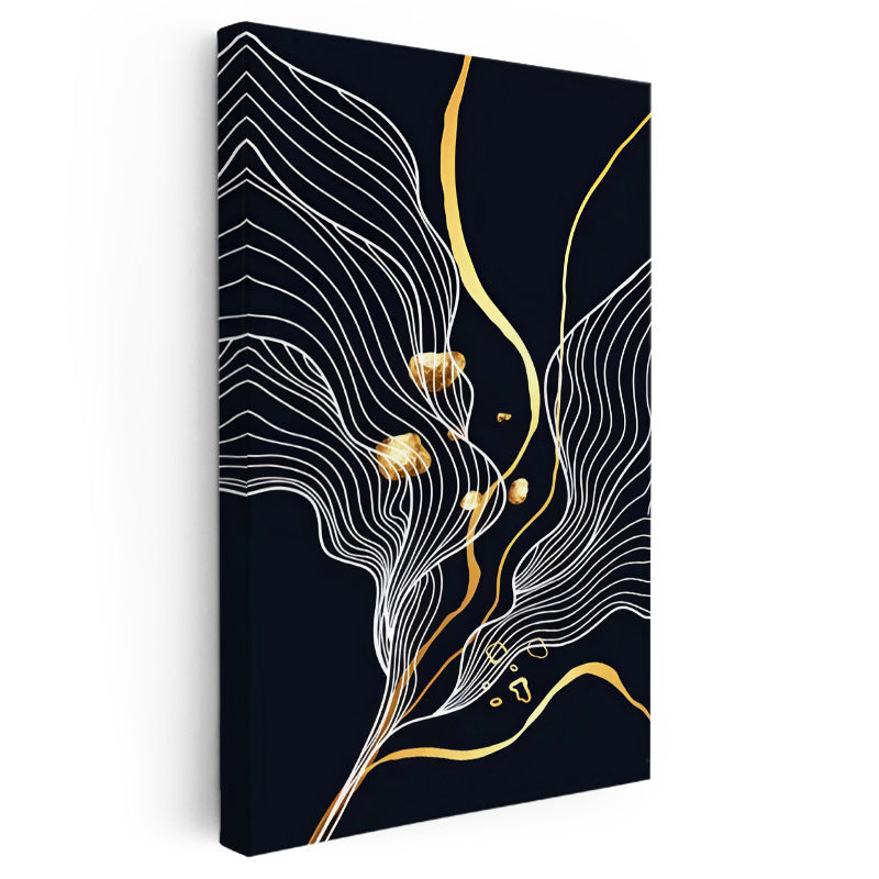 Dikey Kanvas Tablo Geometrik Taş Formları Modern Soyut Tablo Ev Ofis Duvar Dekoru