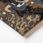 Dikey Kanvas Tablo Masalsı Kadın Figürü Sürrealist Tablo Ev Ofis Duvar Dekoru