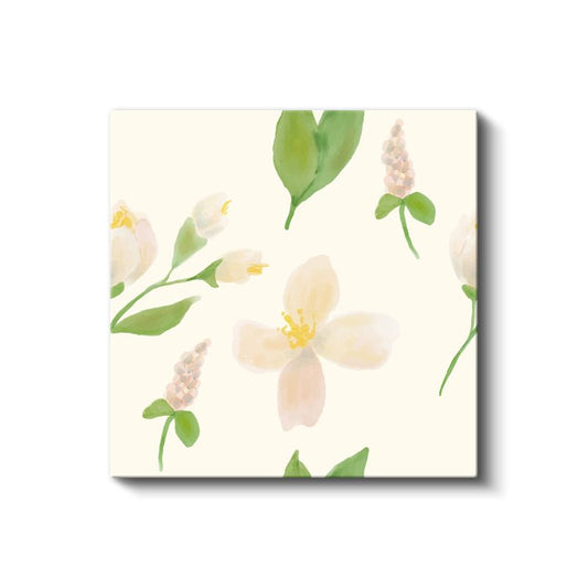 Zarif Çiçekler - Minimalist Botanik Kompozisyon Kanvas Tablo