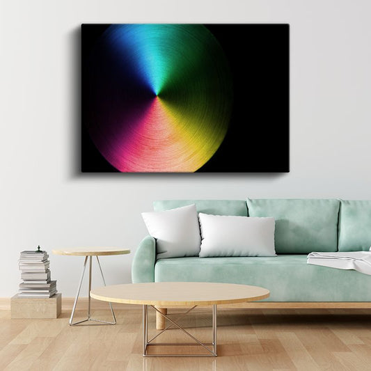 Kromatik Daire - Gökkuşağı Renk Spektrumu Kanvas Tablo