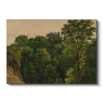 Yeşilin Soyutlaması - Doğanın Geometrik Yorumu Kanvas Tablo