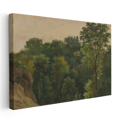 Yeşilin Soyutlaması - Doğanın Geometrik Yorumu Kanvas Tablo