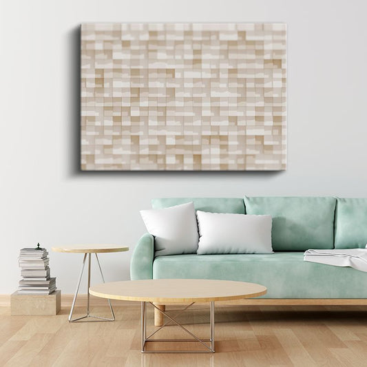 Geometrik Küpler - Minimalist 3D Doku Kanvas Tablo