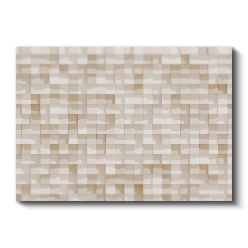 Geometrik Küpler - Minimalist 3D Doku Kanvas Tablo