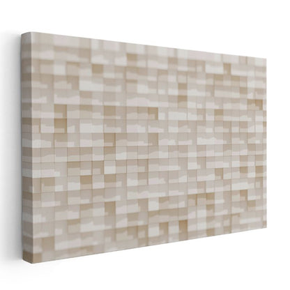 Geometrik Küpler - Minimalist 3D Doku Kanvas Tablo
