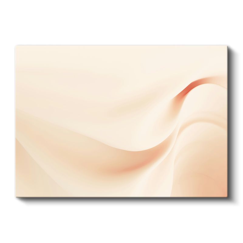 Minimalist Dalgalar - Yumuşak Tonlarda Soyut Akış Kanvas Tablo