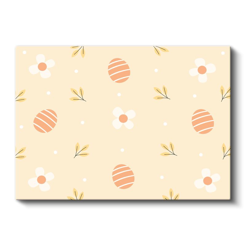 Minimalist Çiçekler - Pastel Bahar Desenleri Kanvas Tablo