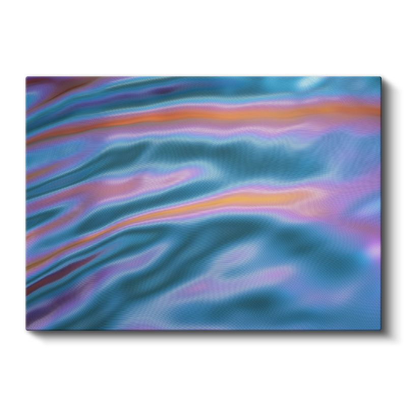 Okyanus Dalgaları - Renkli Akışkan Formlar Kanvas Tablo