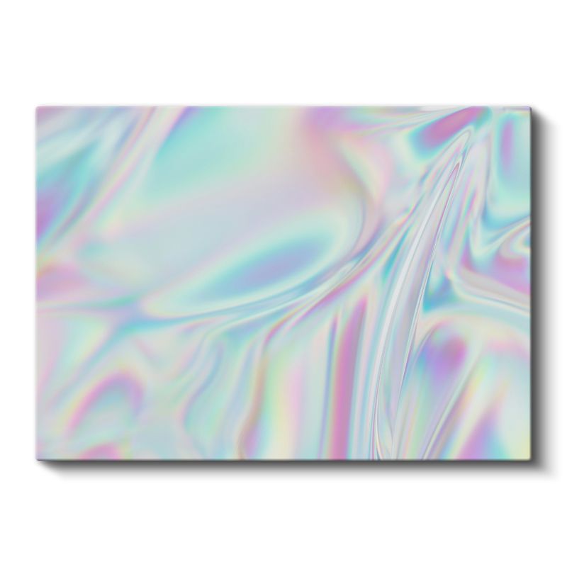 Holografik Işıltı - Pastel Renk Geçişleri Kanvas Tablo