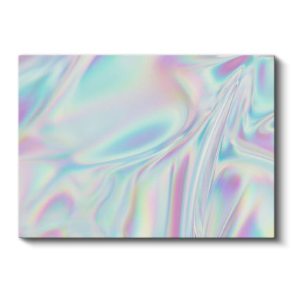 Holografik Işıltı - Pastel Renk Geçişleri Kanvas Tablo
