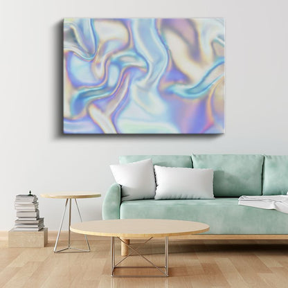 Sedefli Dalgalar - Akışkan Kıvrımlar Kanvas Tablo
