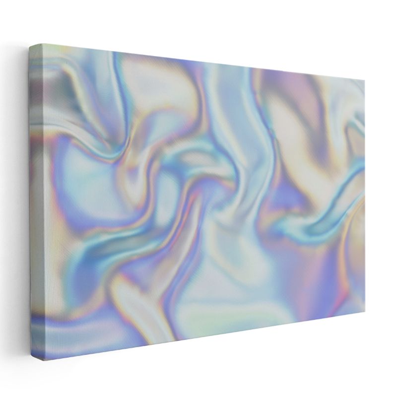 Sedefli Dalgalar - Akışkan Kıvrımlar Kanvas Tablo
