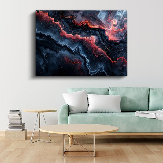 Kozmik Akış - Nebula Desenleri Kanvas Tablo