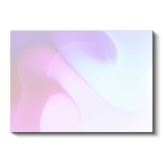 Pembe Rüya - Yumuşak Geçişli Minimalist Soyut Kanvas Tablo