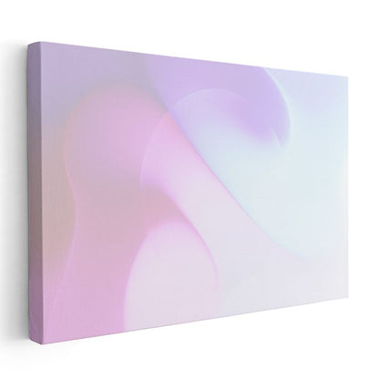 Pembe Rüya - Yumuşak Geçişli Minimalist Soyut Kanvas Tablo