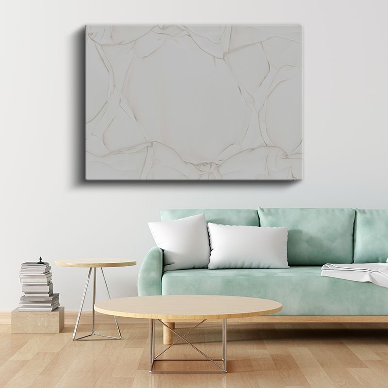 Minimalist Çizgiler - İnce Çatlak Desenleri Soyut Kanvas Tablo