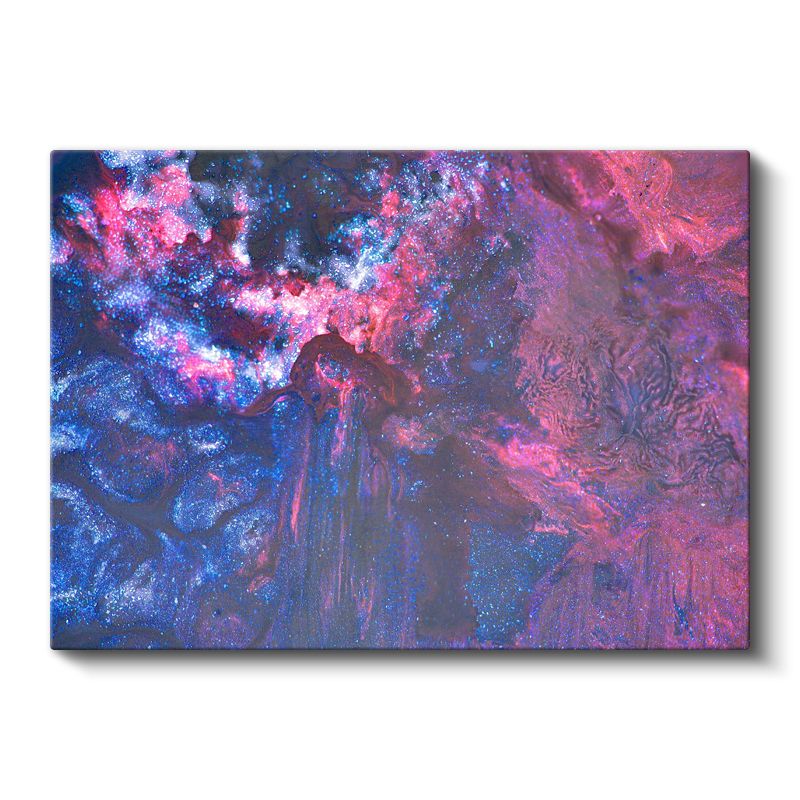 Kozmik Derinlik - Galaktik Renk Patlamalı Kanvas Tablo