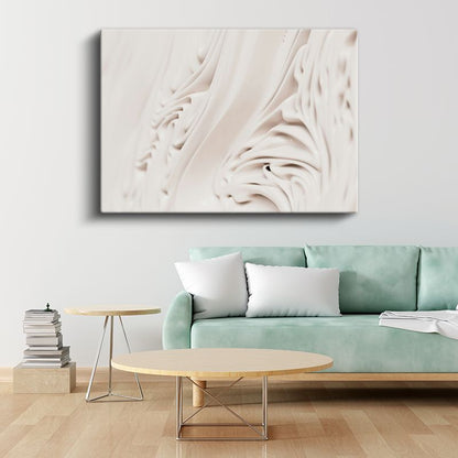 Minimalist Akış - Yumuşak Dalgalı Formlar Kanvas Tablo