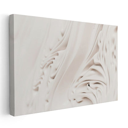 Minimalist Akış - Yumuşak Dalgalı Formlar Kanvas Tablo