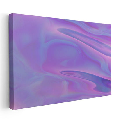 Mor Dalgalar - Akışkan Formlar Modern Sanat Kanvas Tablo