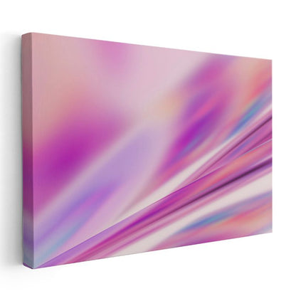 Pembe Akış - Diagonal Mor Gradyan Geçişli Kanvas Tablo