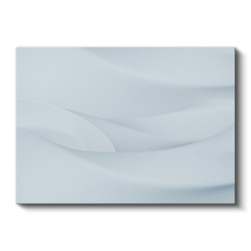 Minimal Dalgalar - Monokrom Yumuşak Geçişli Kanvas Tablo