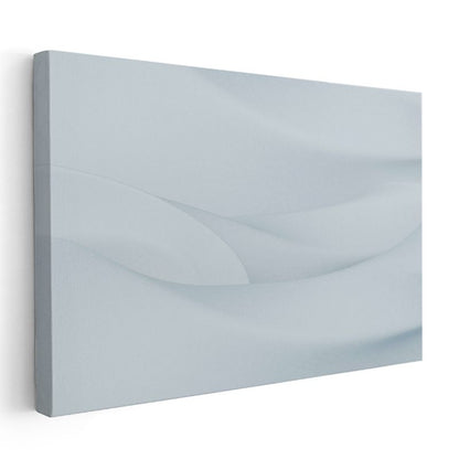 Minimal Dalgalar - Monokrom Yumuşak Geçişli Kanvas Tablo