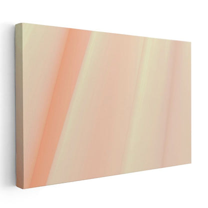 Pastel Geçişler - Minimalist Dikey Çizgiler Kanvas Tablo