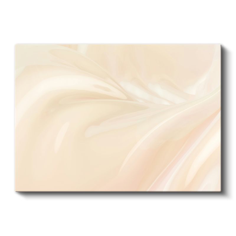 Yumuşak Dalgalar - Nötr Ton Soyut Akış Kanvas Tablo