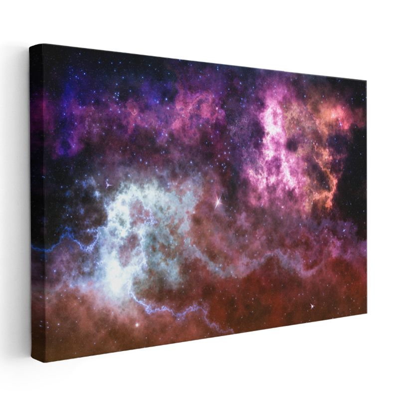 Kozmik Nebula - Galaktik Fantezi Soyut Kanvas Tablo