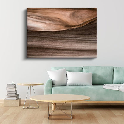 Toprak Tonları - Organik Akışkan Doku Kanvas Tablo