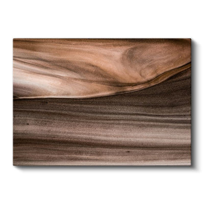 Toprak Tonları - Organik Akışkan Doku Kanvas Tablo