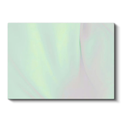 Pastel Huzur - Minimalist Yeşil Tonlar Kanvas Tablo