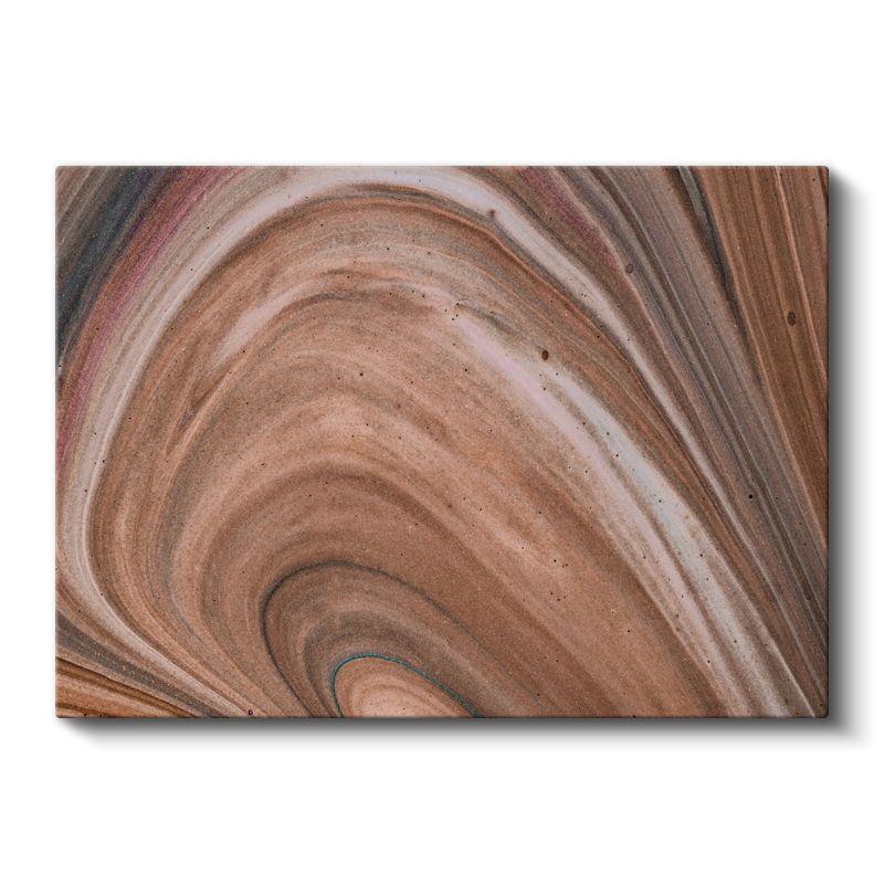 Toprak Dalgaları - Doğal Mermer Deseni Kanvas Tablo