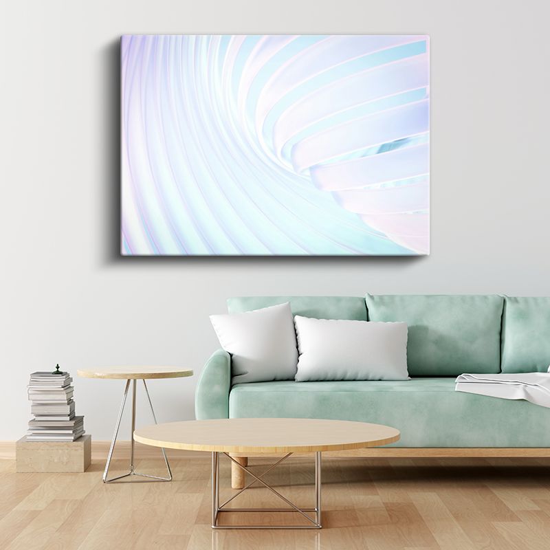 Sonsuz Dalga - Minimalist Akış Çizgileri Kanvas Tablo