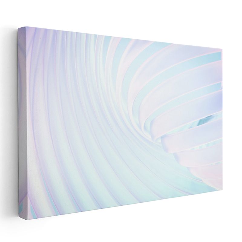 Sonsuz Dalga - Minimalist Akış Çizgileri Kanvas Tablo