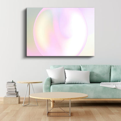 Pastel Küre - Yumuşak Geçişli Minimalist Kanvas Tablo