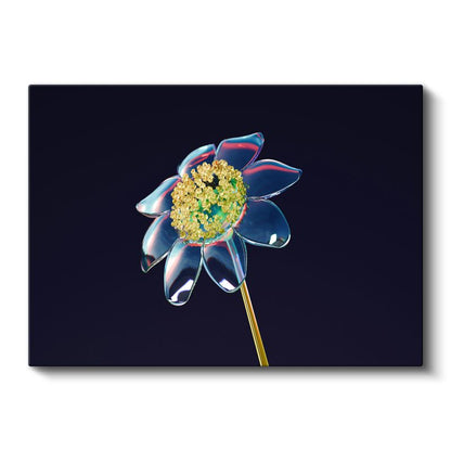 Kristal Çiçek - Dijital Sanat Eseri Kanvas Tablo